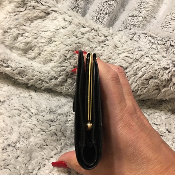 Bond Street vintage ladies wallet in black leather - Picture 4 of 11